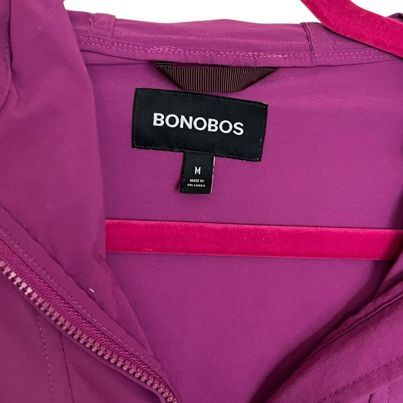 BONOBOS PACKABLE REC JACKET MENS MEDIUM LIGHTWEIGHT PULLOVER QUARTER ZIP HIKING - Picture 8 of 9